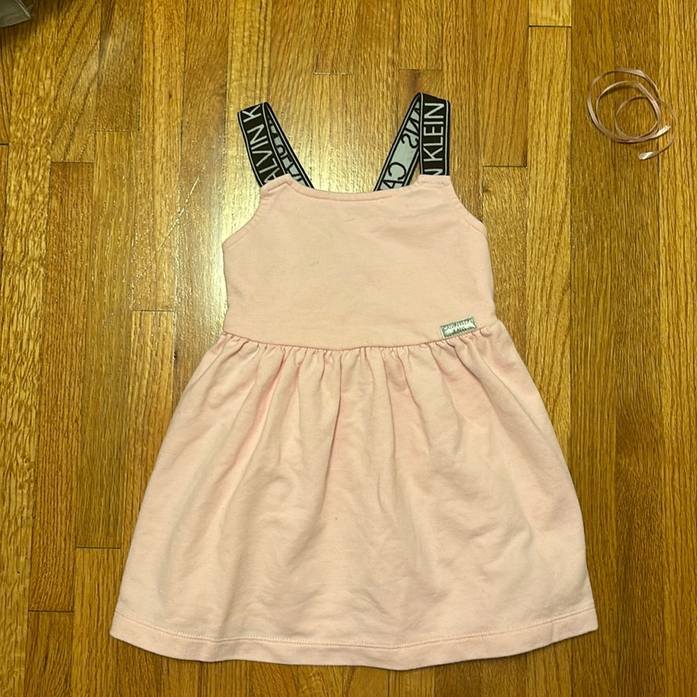 Super cute pink dress for little girls.
